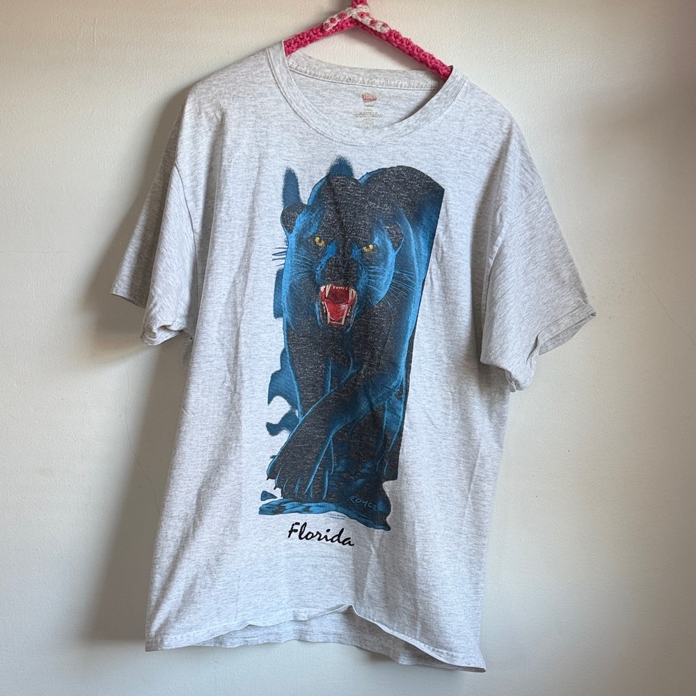 Vintage Florida Panther Graphic Tee (Hanes Heavyweight)